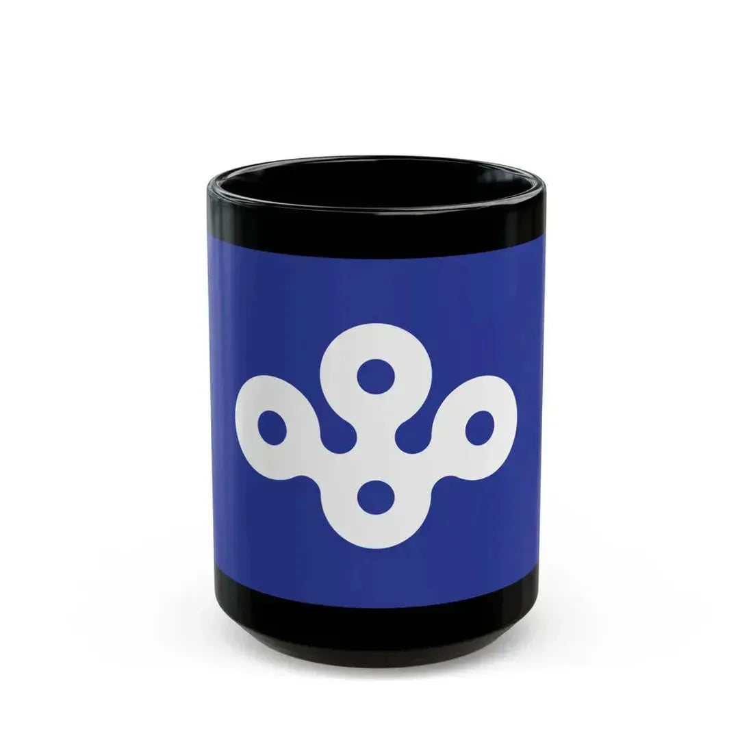 Flag of Osaka Prefecture Japan - Black Coffee Mug 15oz - Go Mug Yourself