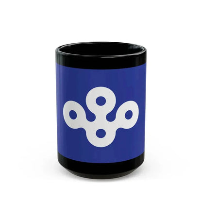 Flag of Osaka Prefecture Japan - Black Coffee Mug 15oz - Go Mug Yourself
