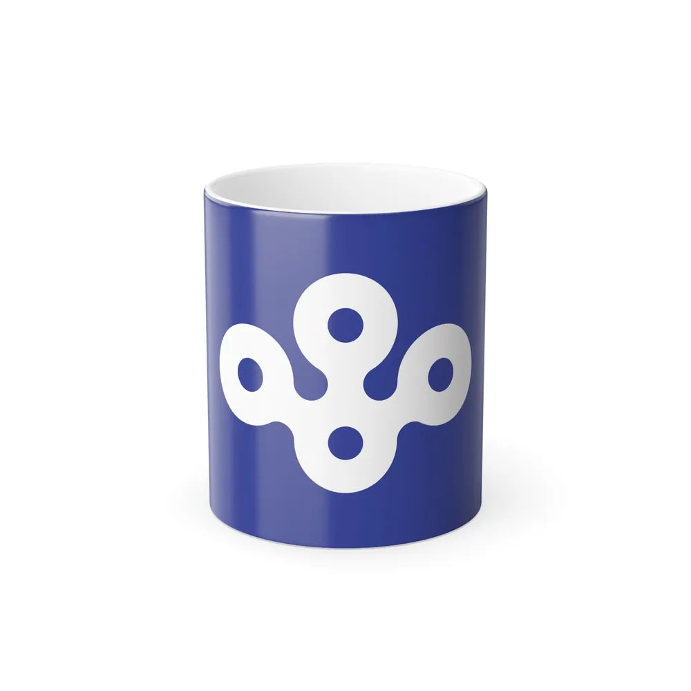 Flag of Osaka Prefecture Japan - Color Changing Coffee Mug-11oz-Go Mug Yourself