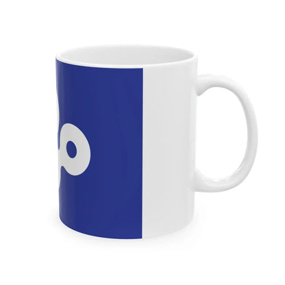 Flag of Osaka Prefecture Japan - White Coffee Mug-Go Mug Yourself