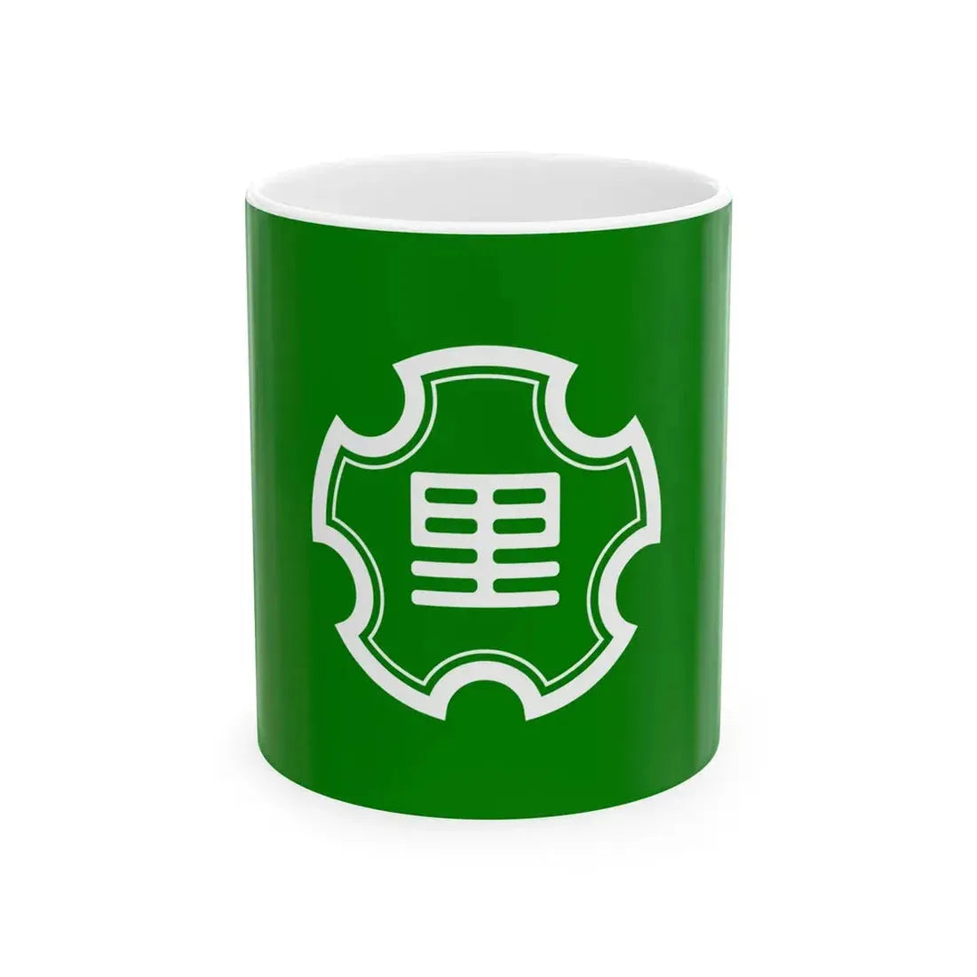 Flag of Osato Saitama 1955-2005 (Japan) White Coffee Mug 11oz - Go Mug Yourself