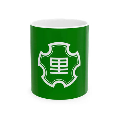 Flag of Osato Saitama 1955-2005 (Japan) White Coffee Mug 11oz - Go Mug Yourself