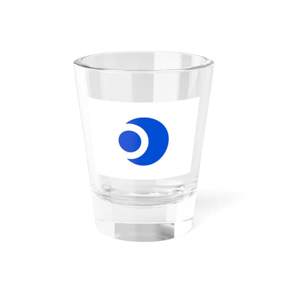 Flag of Oseto Nagasaki 1965-2005 (Japan) Shot Glass 1.5oz 1.5oz - Go Mug Yourself