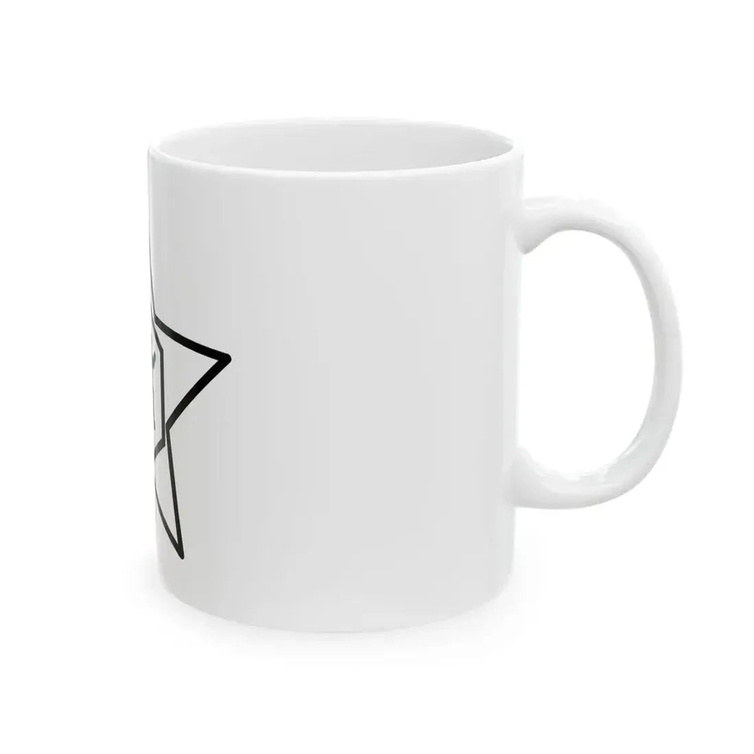 Flag of Oshamanbe Hokkaido 1913-1953 (Japan) White Coffee Mug - Go Mug Yourself