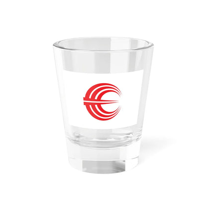 Flag of Oshamanbe Hokkaido (Japan) Shot Glass 1.5oz 1.5oz - Go Mug Yourself