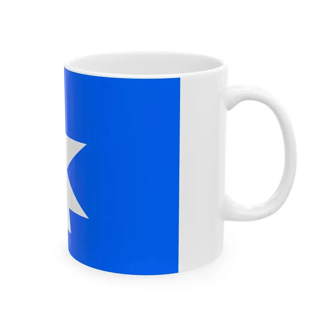 Flag of Oshimizu Ishikawa 1965-2005 (Japan) White Coffee Mug - Go Mug Yourself