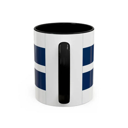 Flag of Osijek Baranja County Croatia - Accent Coffee Mug - Go Mug Yourself