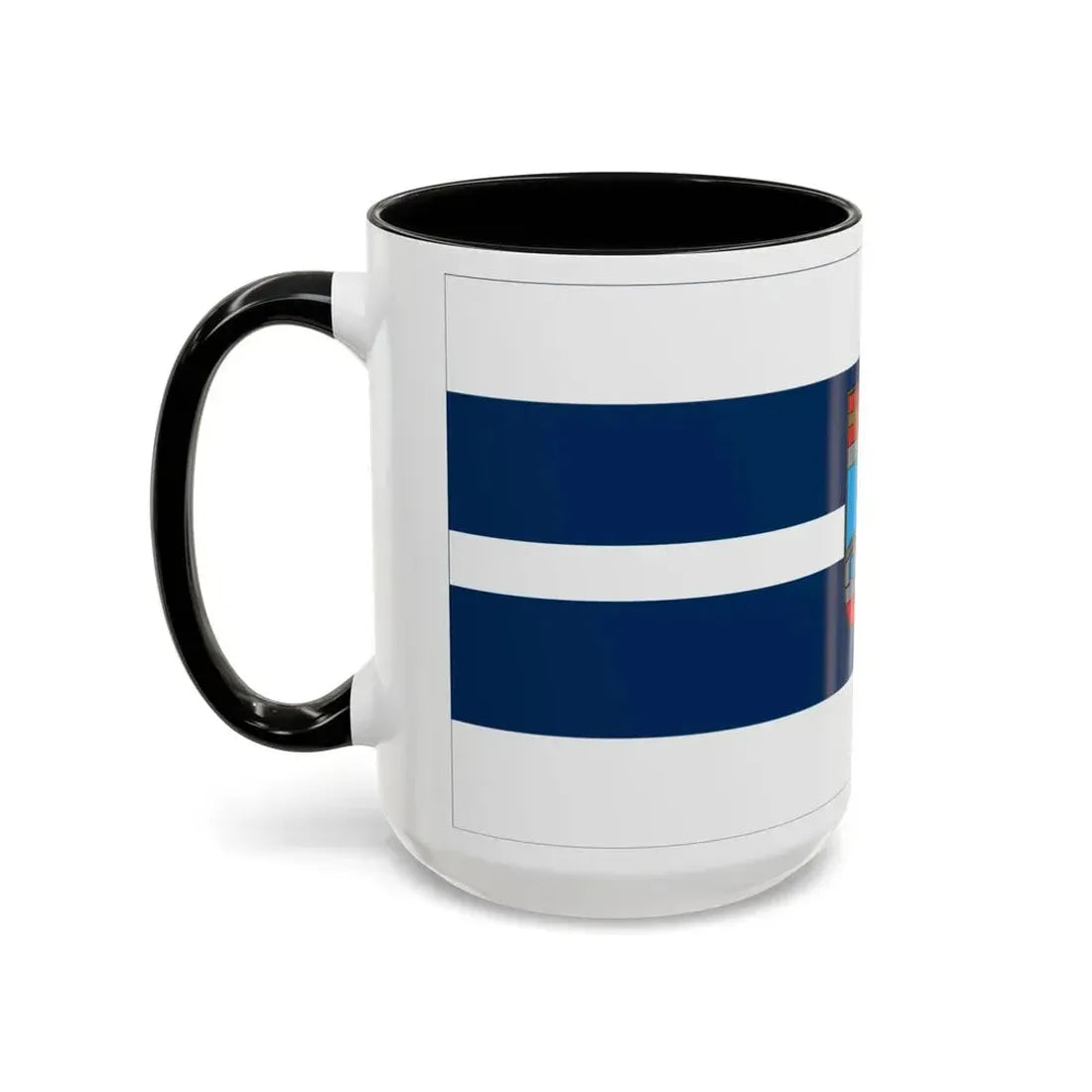 Flag of Osijek Baranja County Croatia - Accent Coffee Mug - Go Mug Yourself