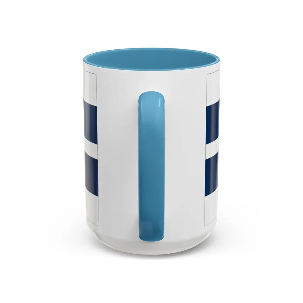 Flag of Osijek Baranja County Croatia - Accent Coffee Mug - Go Mug Yourself