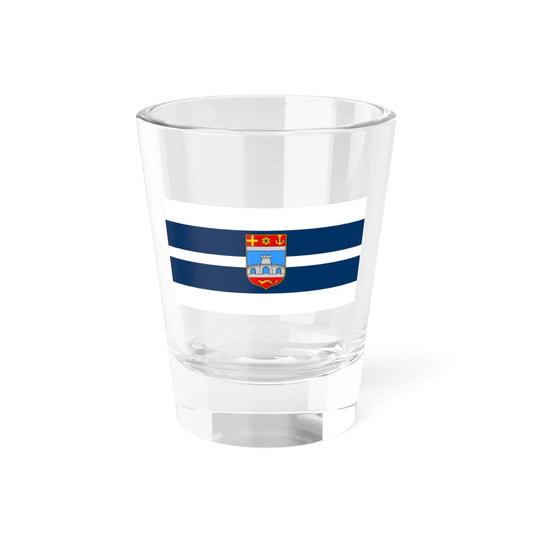 Flag of Osijek-Baranja County (Croatia) Shot Glass 1.5oz 1.5oz - Go Mug Yourself