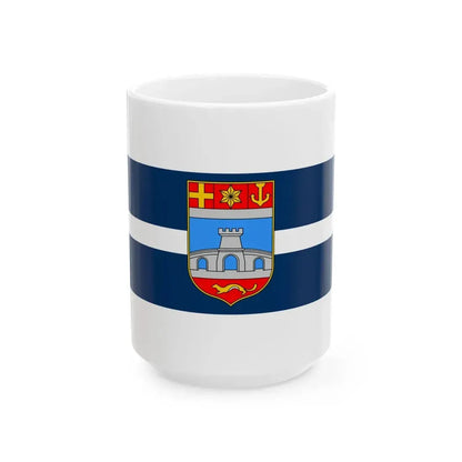Flag of Osijek-Baranja County (Croatia) White Coffee Mug 15oz - Go Mug Yourself