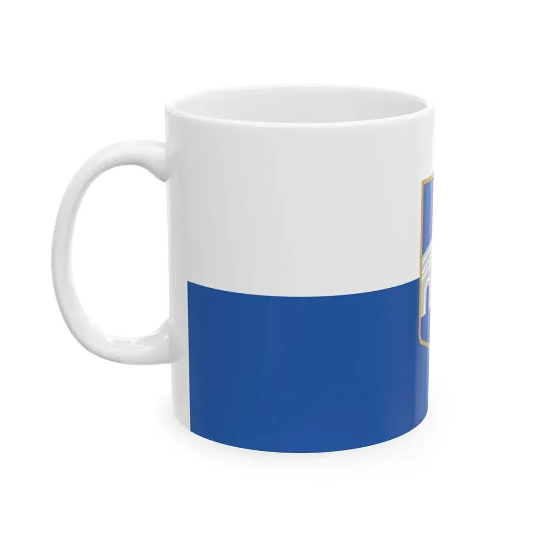 Flag of Osijek (Croatia) White Coffee Mug - Go Mug Yourself