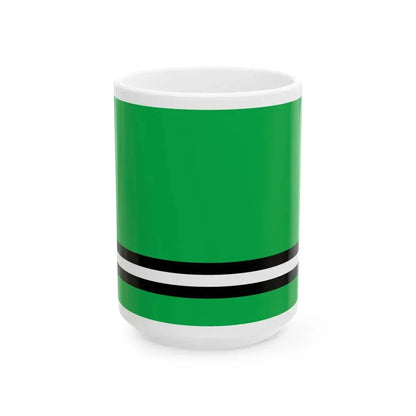 Flag of Osipovichi Belarus (Belarus) White Coffee Mug 15oz - Go Mug Yourself