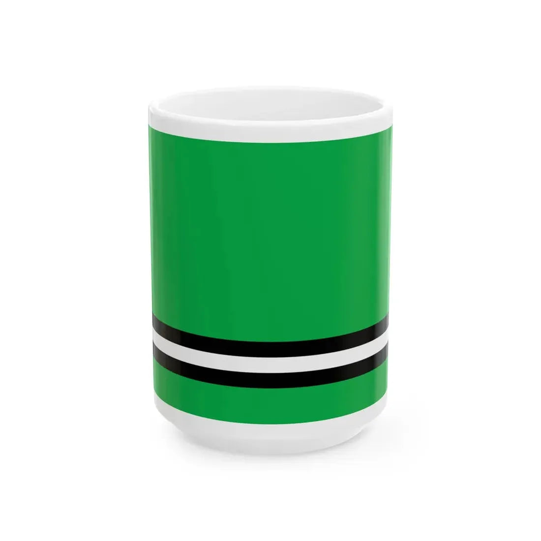 Flag of Osipovichi Belarus (Belarus) White Coffee Mug 15oz - Go Mug Yourself