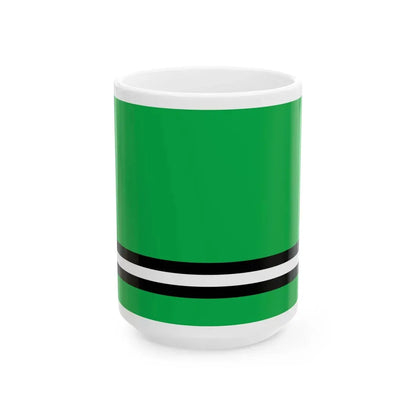 Flag of Osipovichi Belarus (Belarus) White Coffee Mug 15oz - Go Mug Yourself