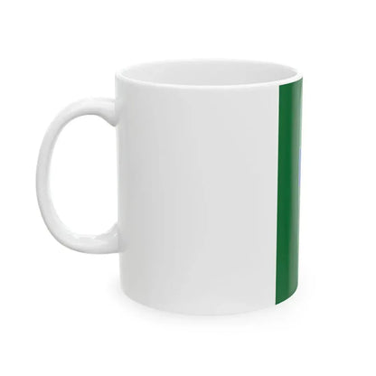 Flag of Osku vertical (Hungary) White Coffee Mug - Go Mug Yourself