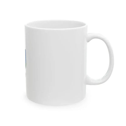 Flag of Osku vertical (Hungary) White Coffee Mug - Go Mug Yourself