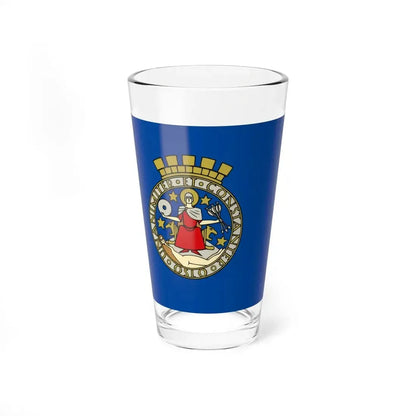 Flag of Oslo Oslo Norway - Pint Glass 16oz 16oz - Go Mug Yourself