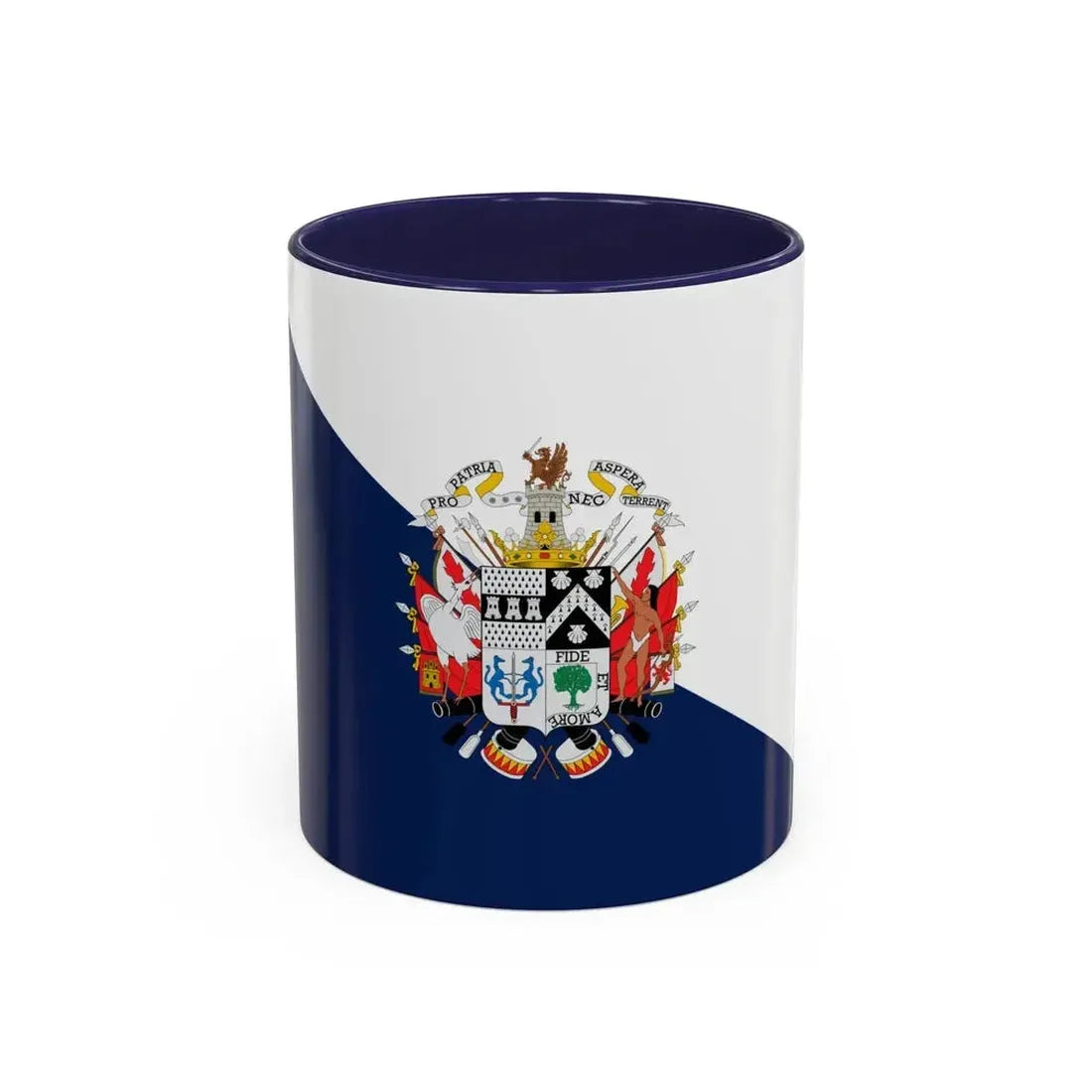 Flag of Osorno Chile - Accent Coffee Mug 11oz Navy - Go Mug Yourself