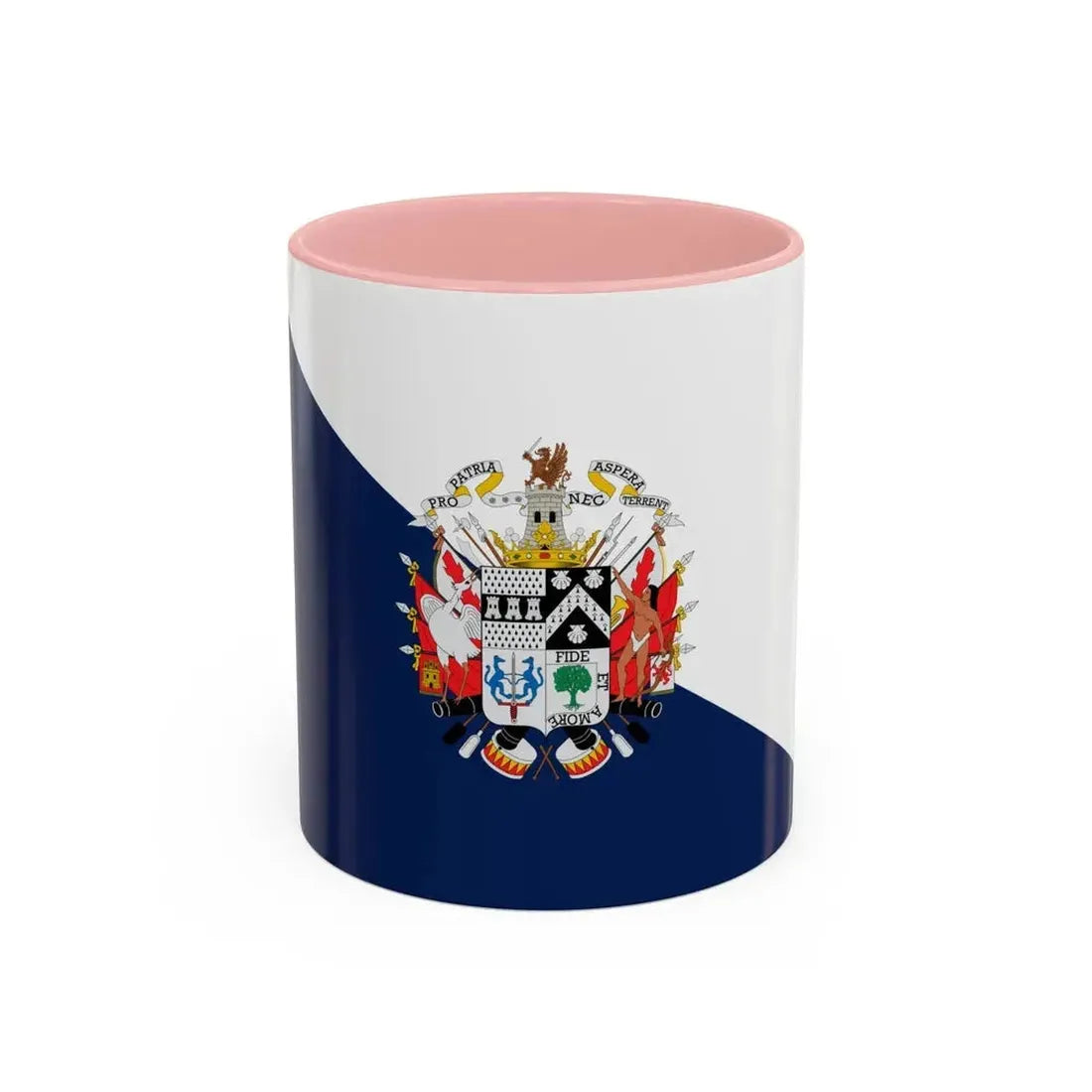 Flag of Osorno Chile - Accent Coffee Mug 11oz Pink - Go Mug Yourself