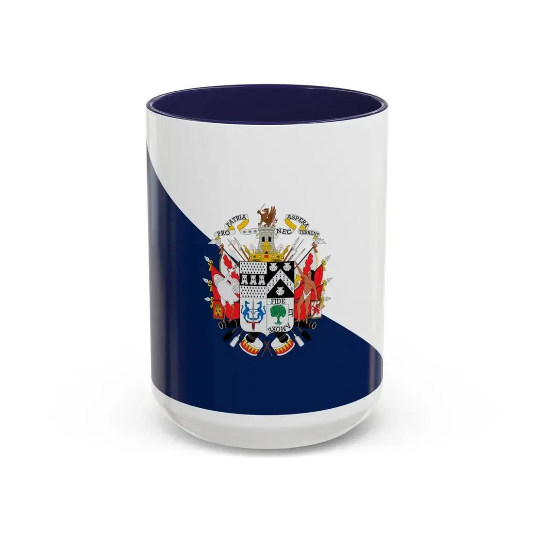 Flag of Osorno Chile - Accent Coffee Mug 15oz Navy - Go Mug Yourself