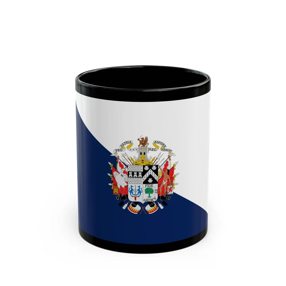 Flag of Osorno Chile - Black Coffee Mug-11oz-Go Mug Yourself