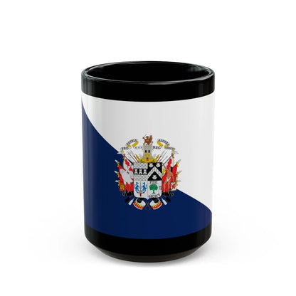 Flag of Osorno Chile - Black Coffee Mug-15oz-Go Mug Yourself