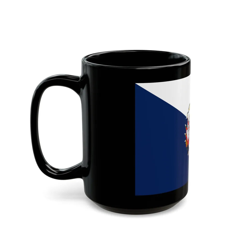 Flag of Osorno Chile - Black Coffee Mug-Go Mug Yourself