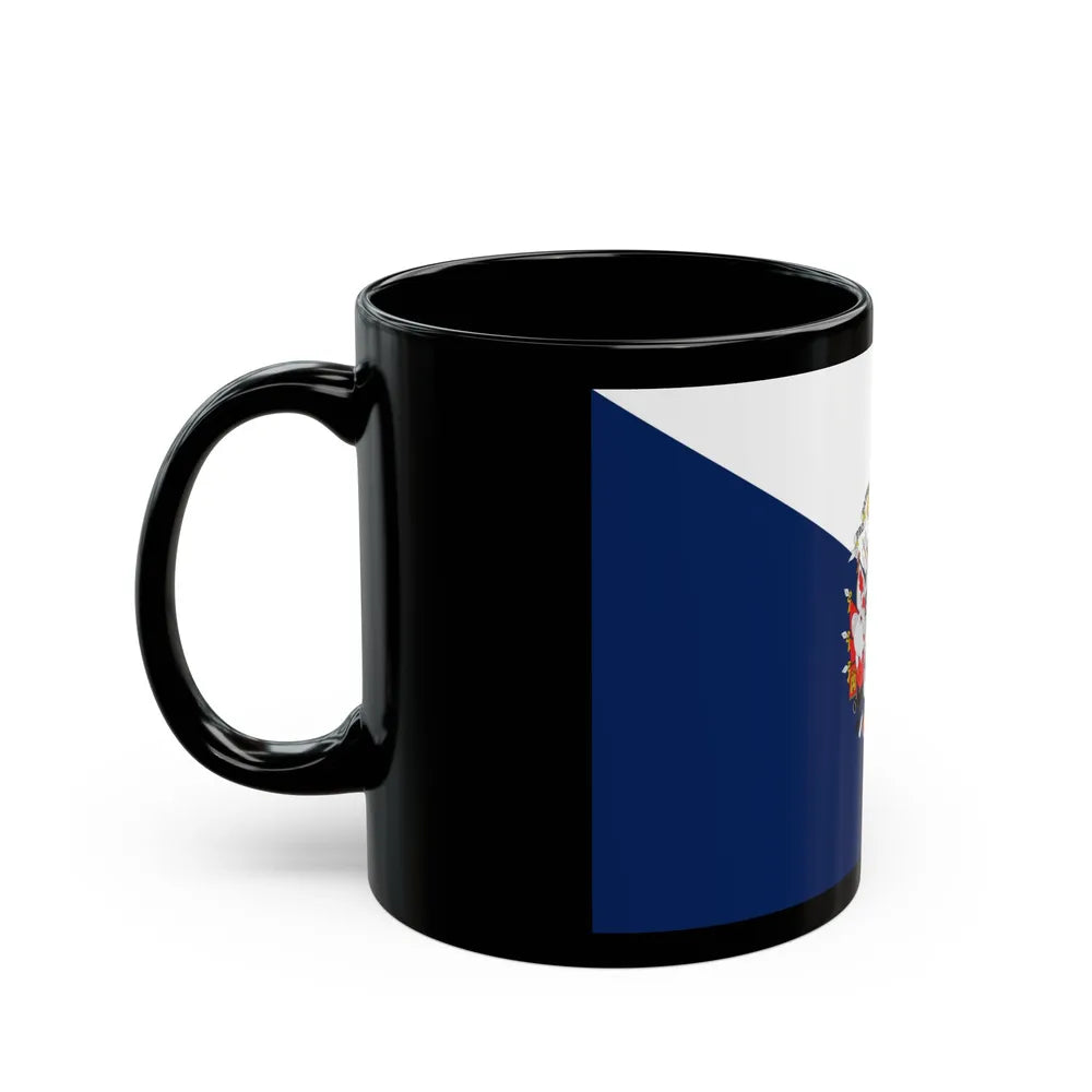 Flag of Osorno Chile - Black Coffee Mug-Go Mug Yourself