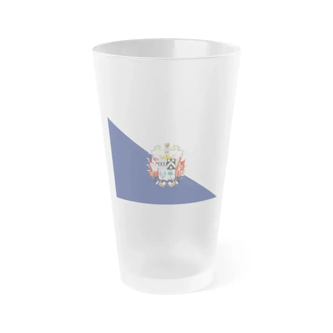 Flag of Osorno Chile - Frosted Pint Glass 16oz 16oz Frosted - Go Mug Yourself