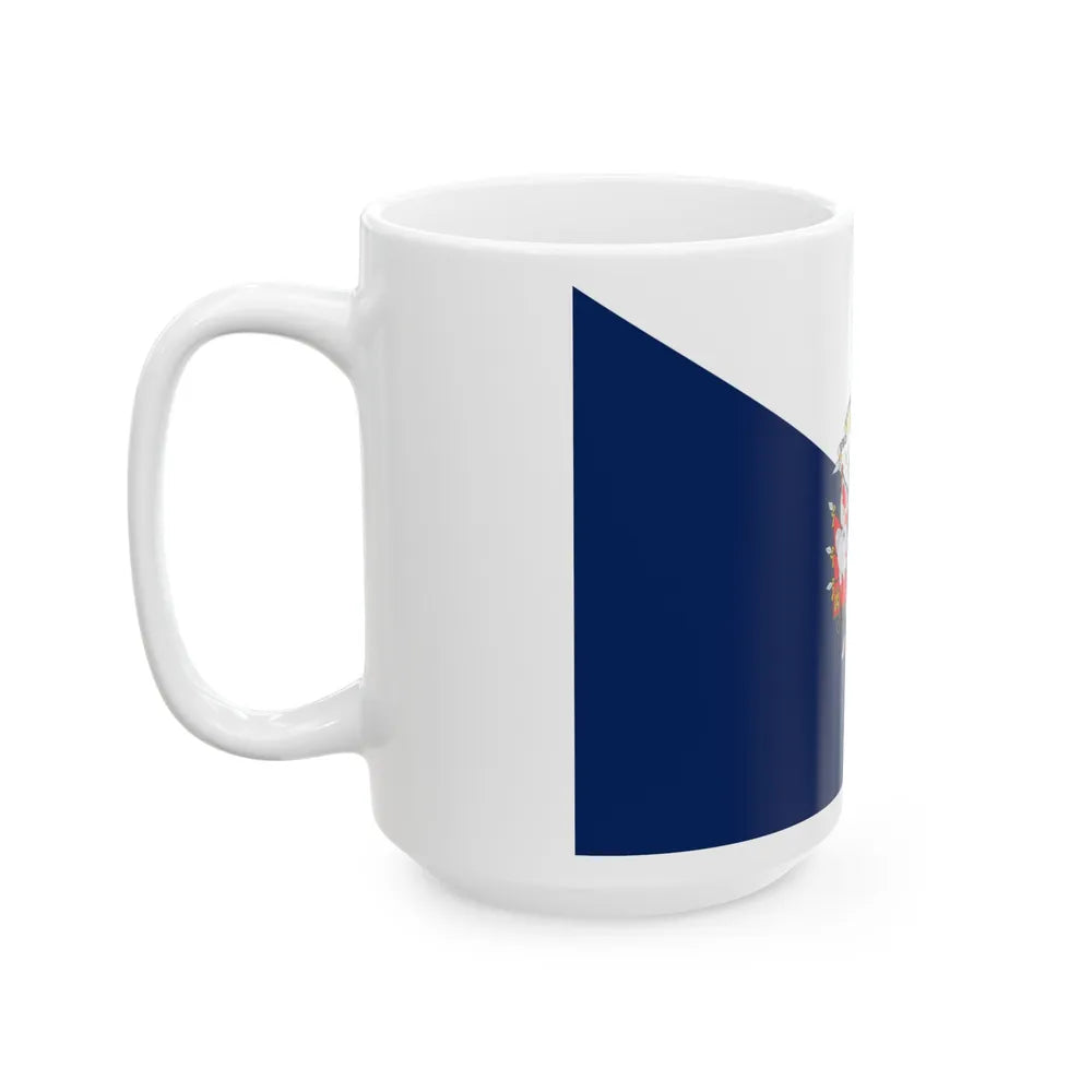 Flag of Osorno Chile - White Coffee Mug-Go Mug Yourself