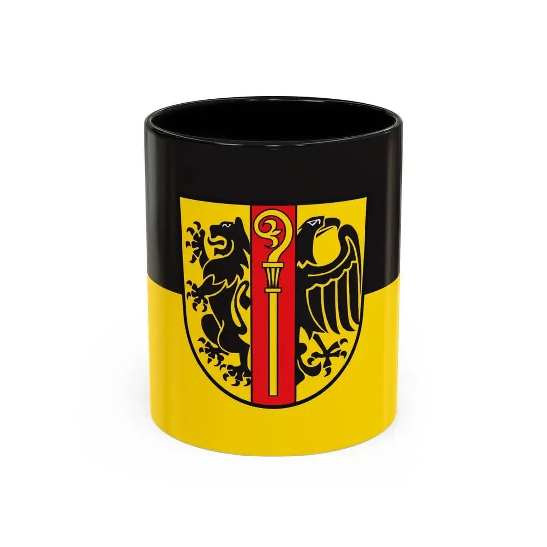 Flag of Ostalbkreis Germany - Accent Coffee Mug 11oz Black - Go Mug Yourself
