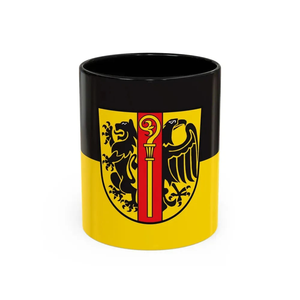 Flag of Ostalbkreis Germany - Accent Coffee Mug 11oz Black - Go Mug Yourself