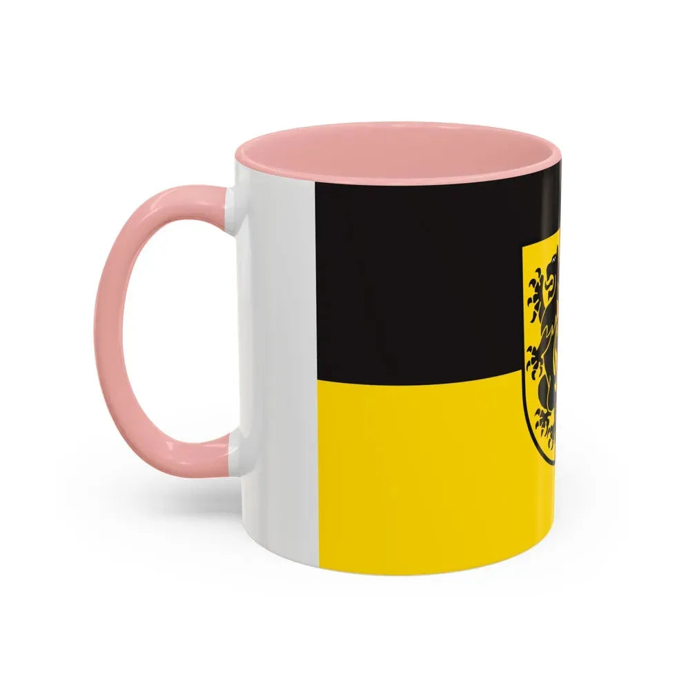 Flag of Ostalbkreis Germany - Accent Coffee Mug - Go Mug Yourself