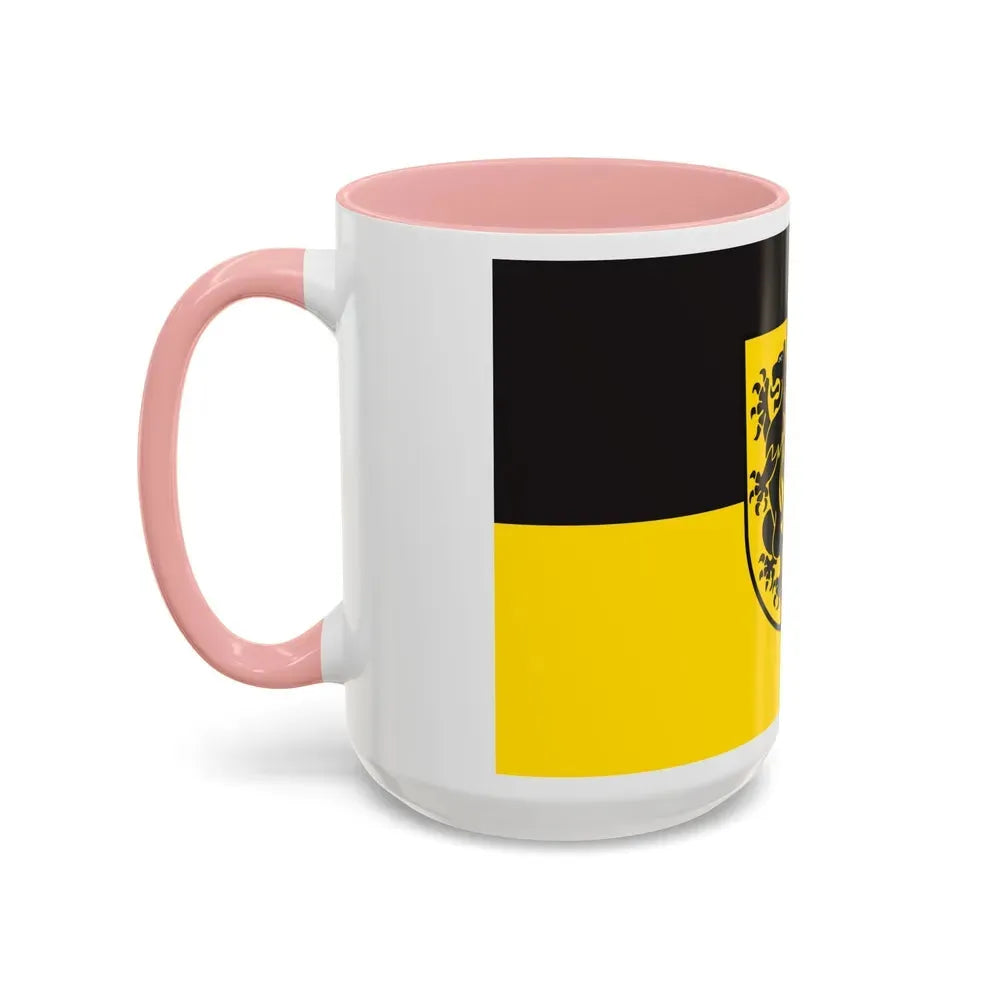 Flag of Ostalbkreis Germany - Accent Coffee Mug - Go Mug Yourself