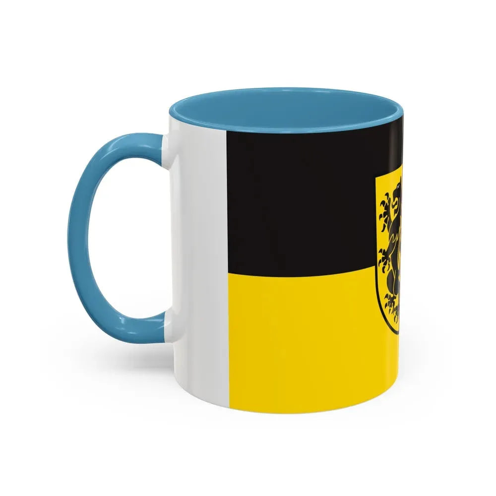 Flag of Ostalbkreis Germany - Accent Coffee Mug - Go Mug Yourself
