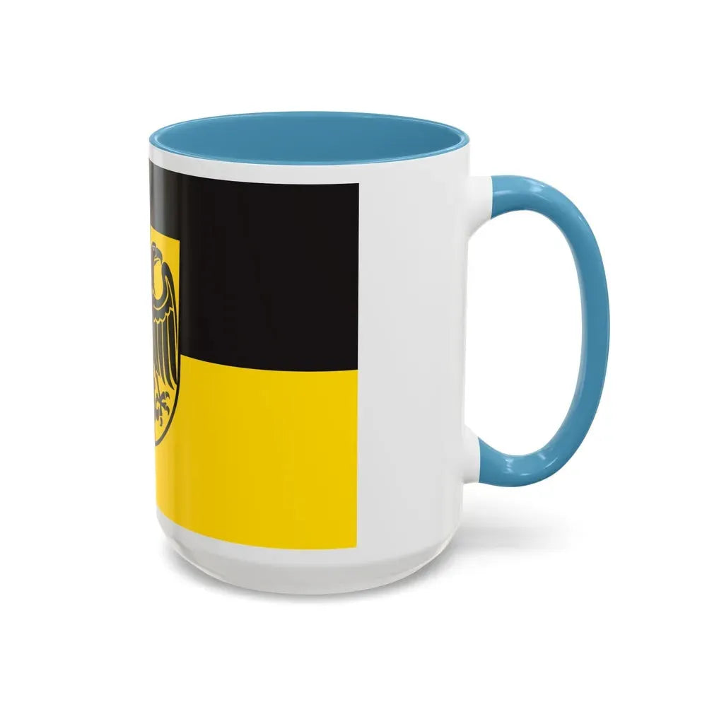 Flag of Ostalbkreis Germany - Accent Coffee Mug - Go Mug Yourself