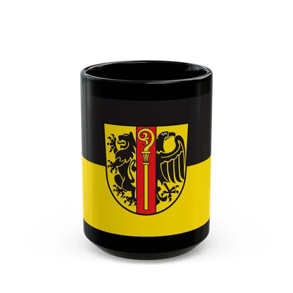 Flag of Ostalbkreis Germany - Black Coffee Mug 15oz - Go Mug Yourself