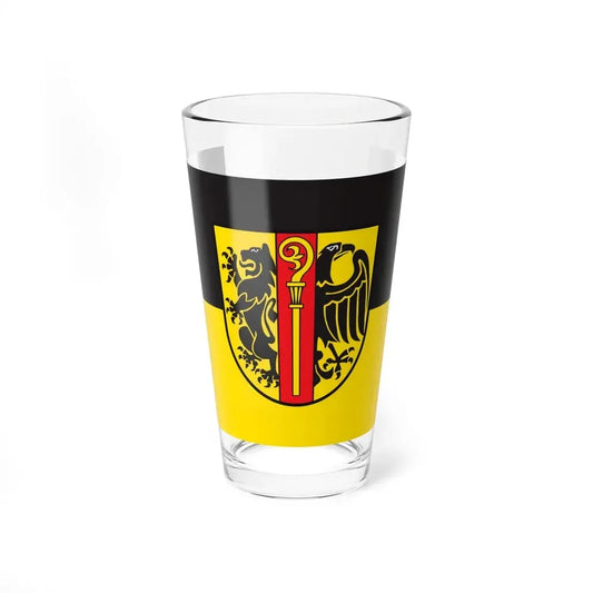 Flag of Ostalbkreis Germany - Pint Glass 16oz 16oz - Go Mug Yourself