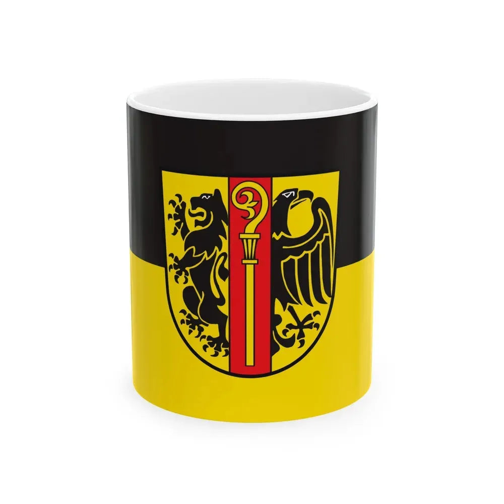 Flag of Ostalbkreis Germany - White Coffee Mug 11oz - Go Mug Yourself