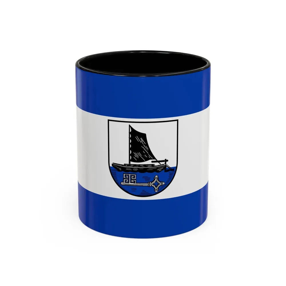 Flag of Osterholz Germany - Accent Coffee Mug 11oz Black - Go Mug Yourself