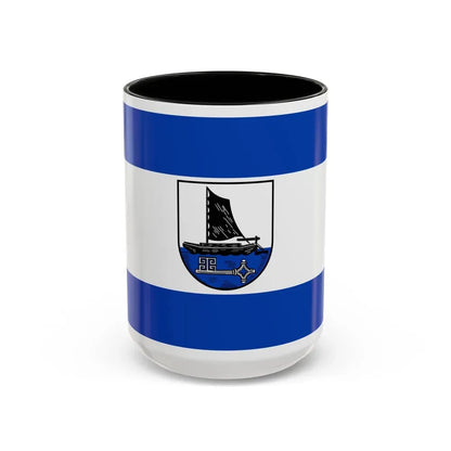 Flag of Osterholz Germany - Accent Coffee Mug 15oz Black - Go Mug Yourself
