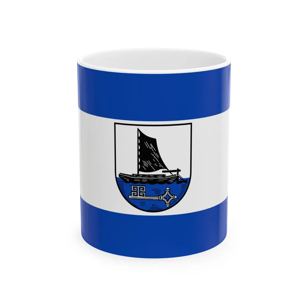 Flag of Osterholz Germany - White Coffee Mug-11oz-Go Mug Yourself