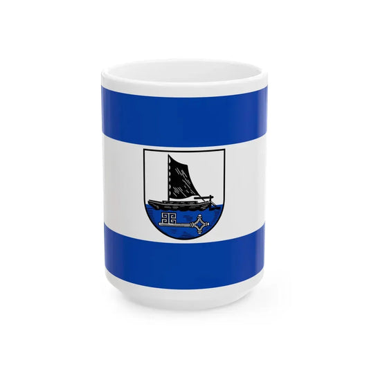 Flag of Osterholz Germany - White Coffee Mug 15oz - Go Mug Yourself