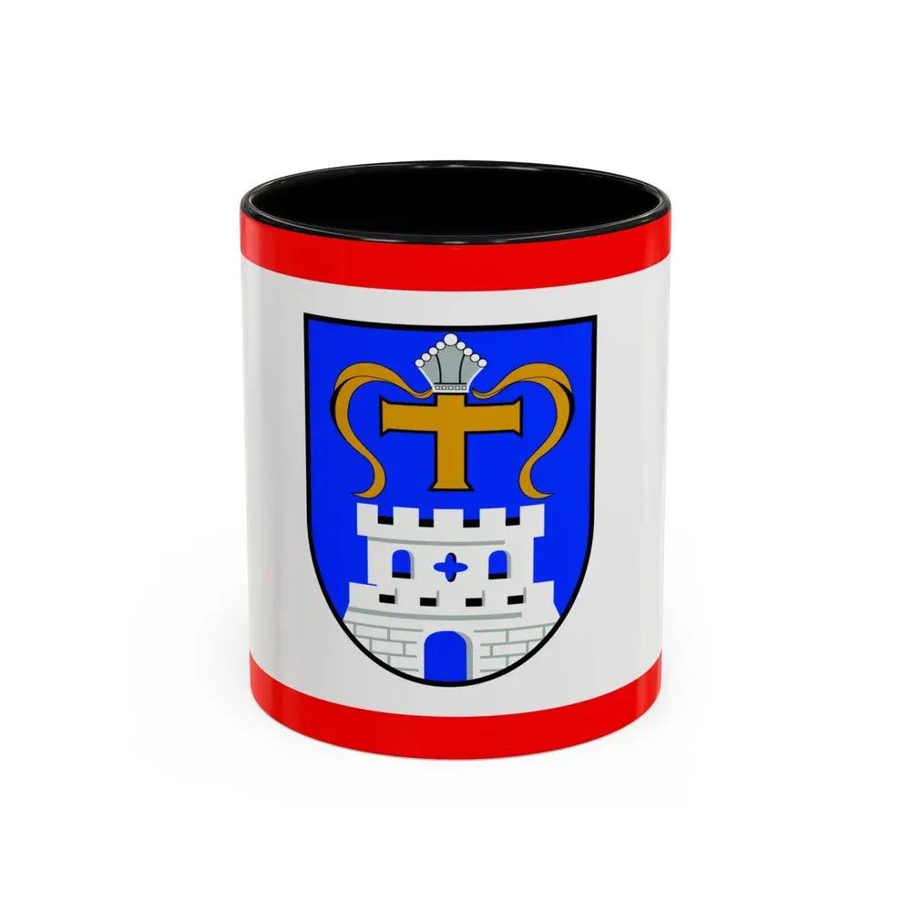Flag of Ostholstein Germany - Accent Coffee Mug 11oz Black - Go Mug Yourself