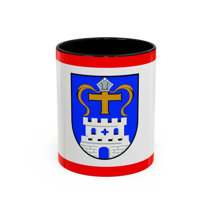Flag of Ostholstein Germany - Accent Coffee Mug 11oz Black - Go Mug Yourself