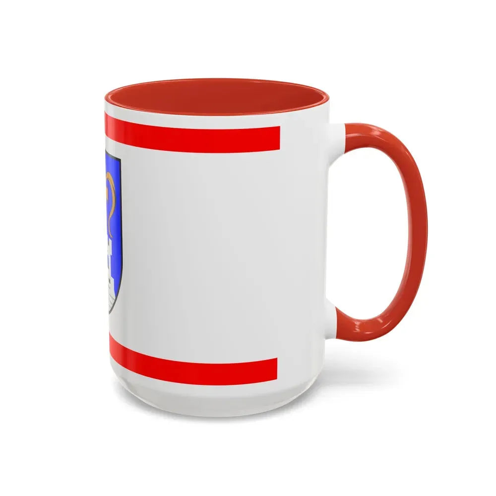 Flag of Ostholstein Germany - Accent Coffee Mug - Go Mug Yourself