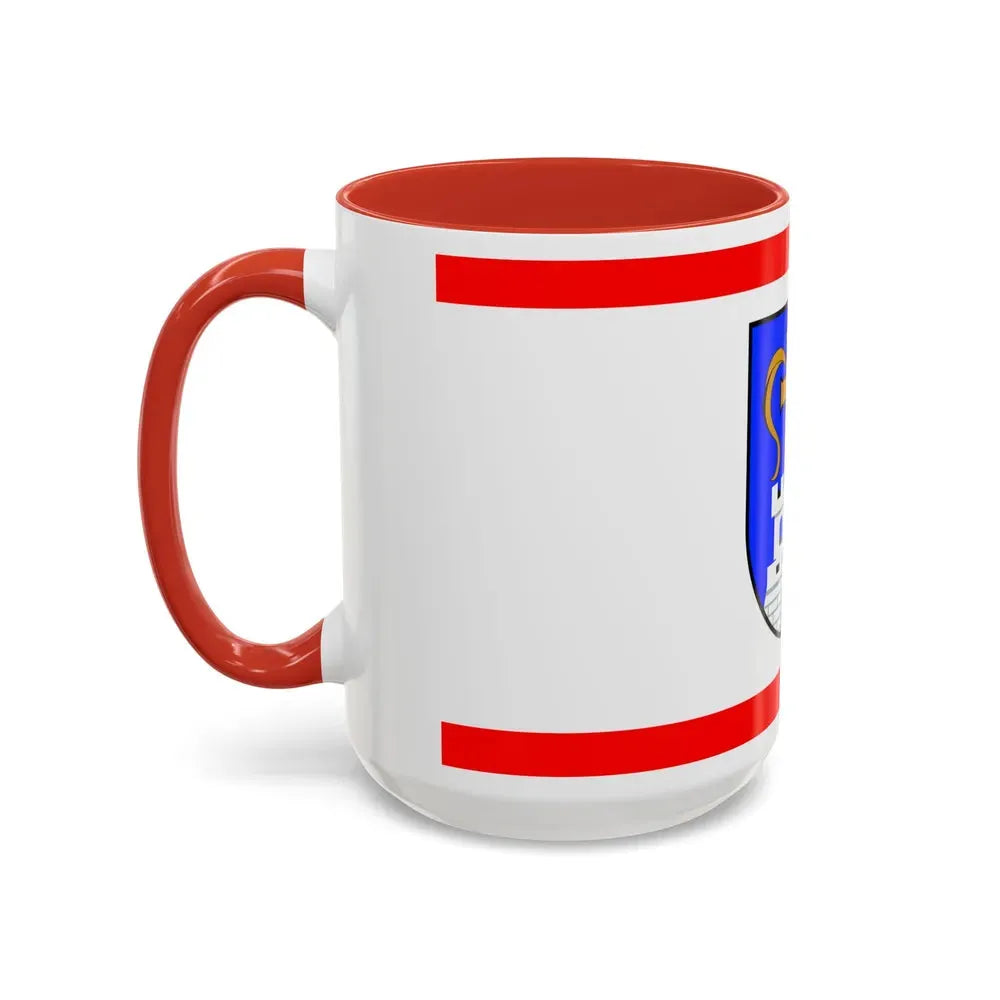 Flag of Ostholstein Germany - Accent Coffee Mug - Go Mug Yourself