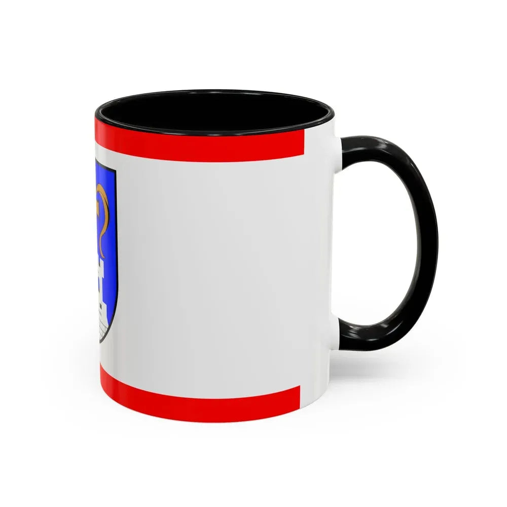 Flag of Ostholstein Germany - Accent Coffee Mug - Go Mug Yourself