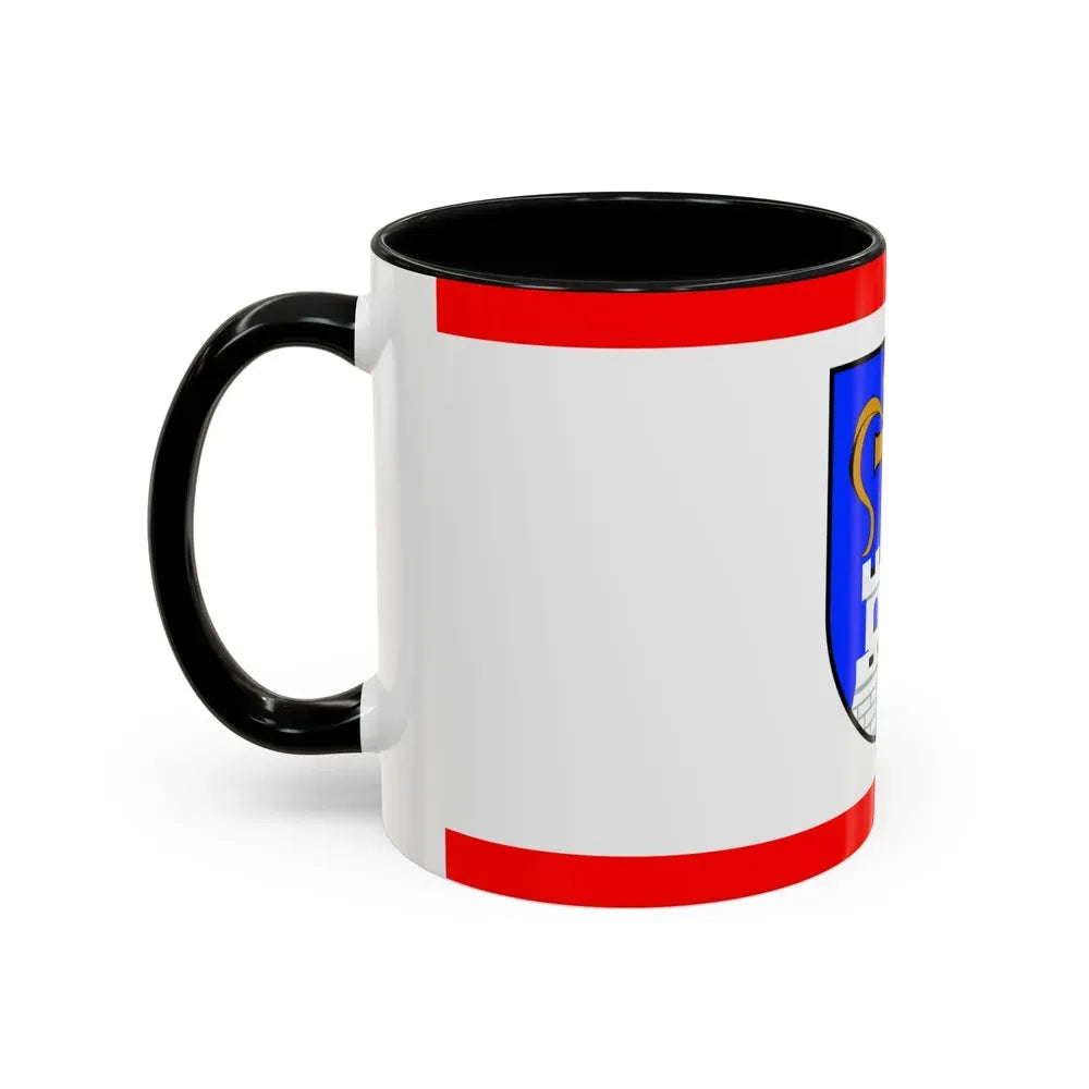 Flag of Ostholstein Germany - Accent Coffee Mug - Go Mug Yourself